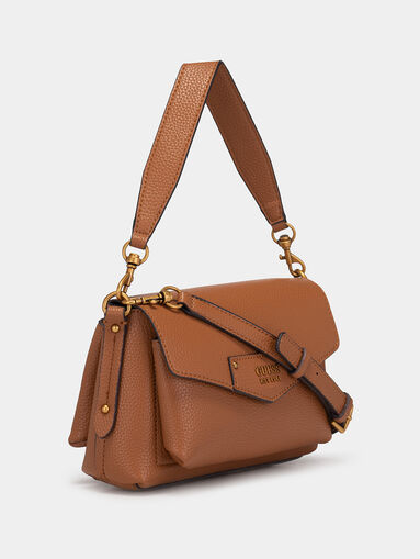 BRENTON shoulder bag with gold logo - 4