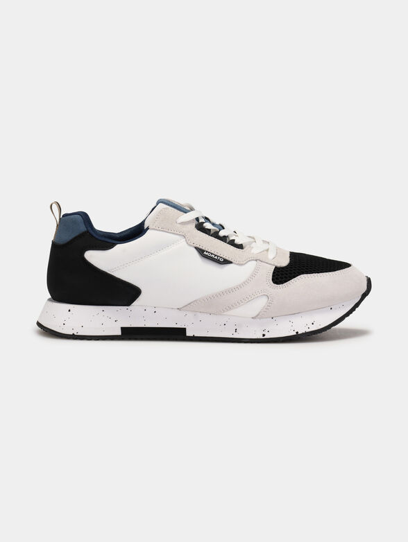 Sneakers with laces and multicolor accents - 1