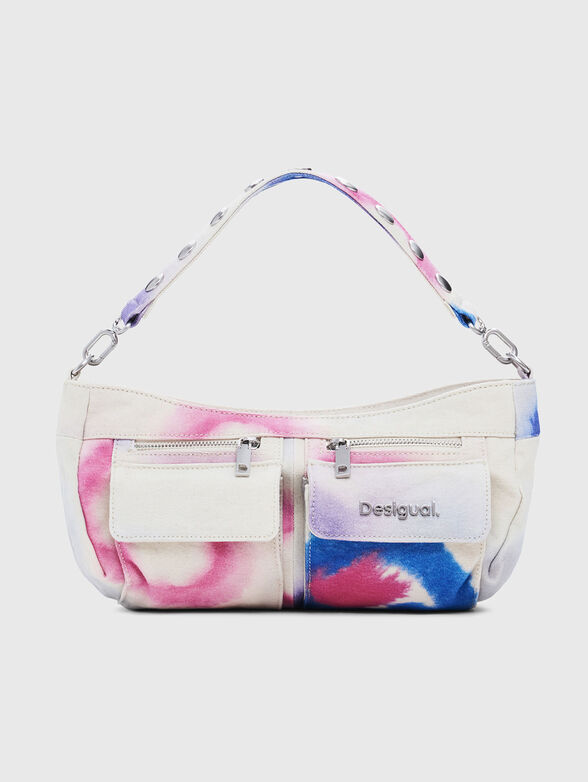 Crossbody bag with multicolor print - 1