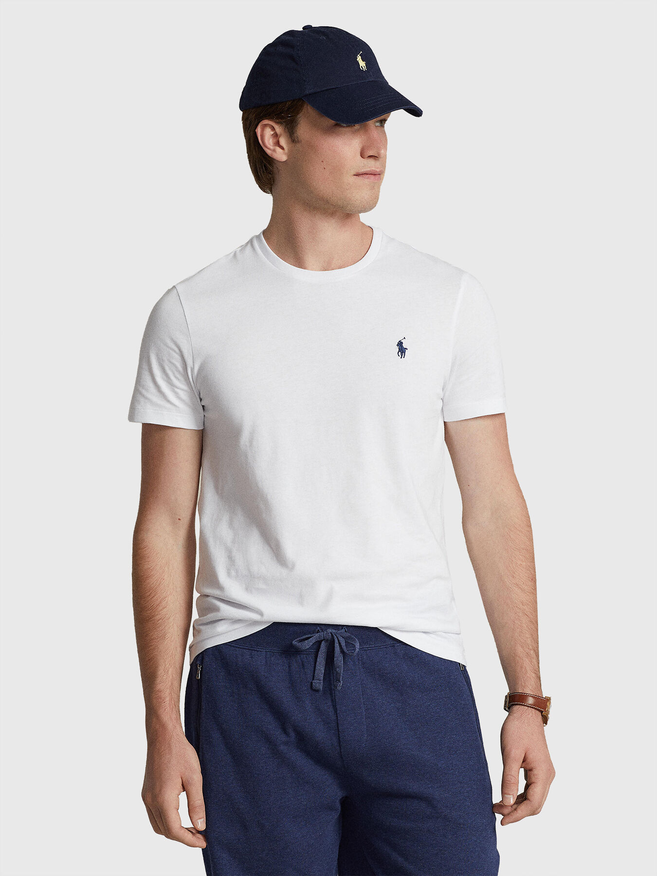 Tシャツ・カットソー POLO RALPH LAUREN Men T Shirts 710680785 003 WHITE 710680785 T-shirts HVID from Polo Ralph Lauren 61 EUR