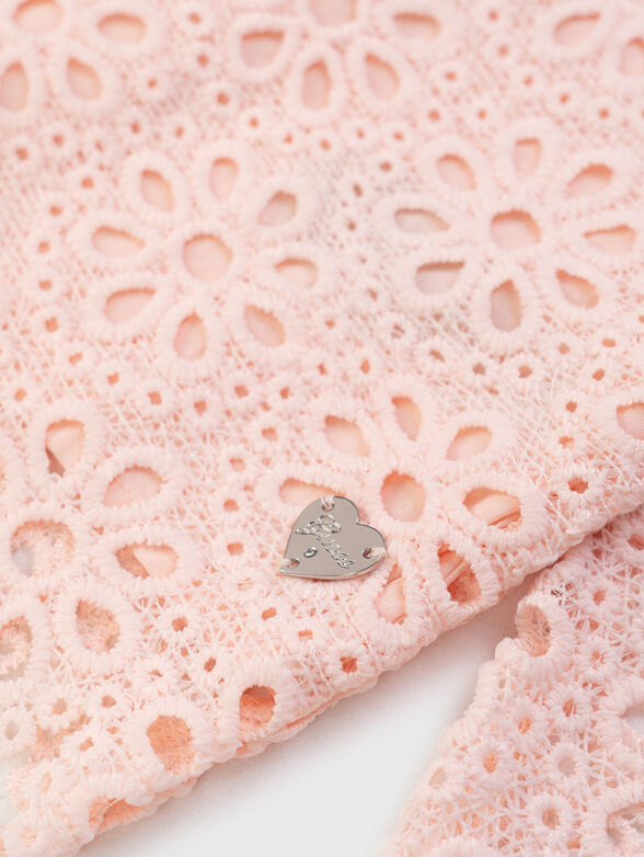 Pink lace blouse - 3