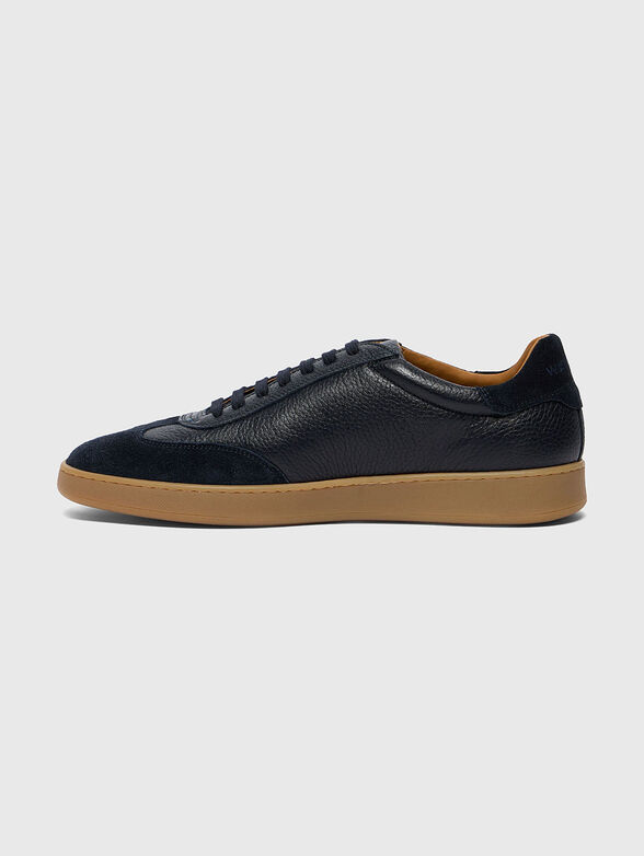 BANNER leather and suede sneakers - 4