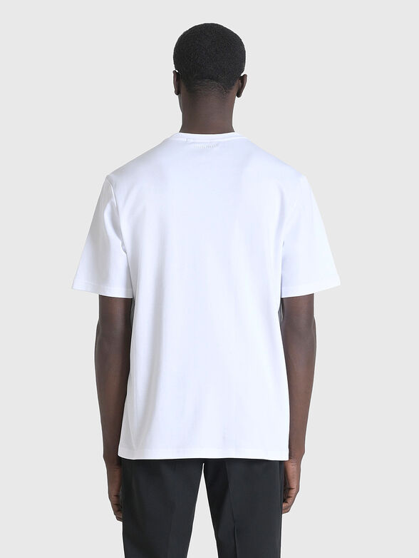 Black T-shirt with accent pockets - 2