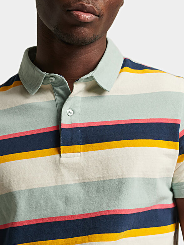 Polo shirt with multicolor stripe - 3