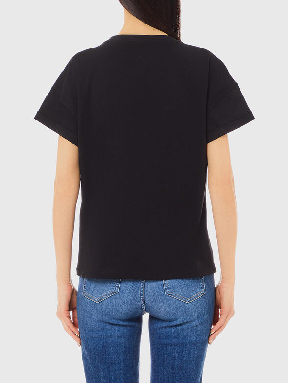 T-shirt with applique rhinestones - 2