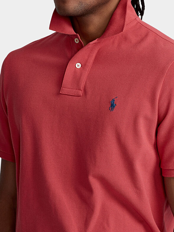 Red polo-shirt - 4