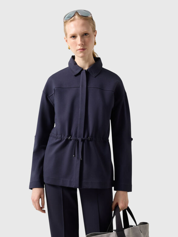 PALOMA dark blue jacket with jacket with laces - 1