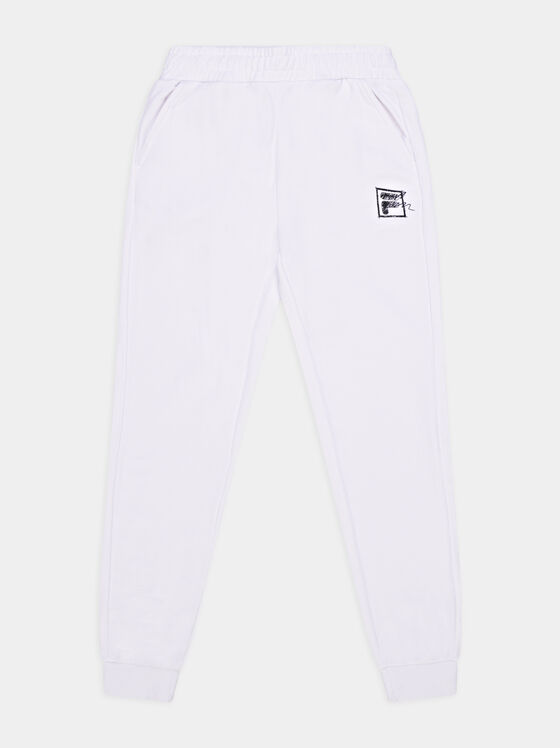 Бял спортен панталон BALTIMORE - 1