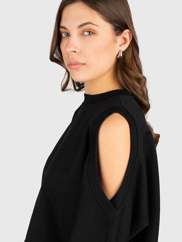 DILARIS short sweatshirt with cut-out details - 4