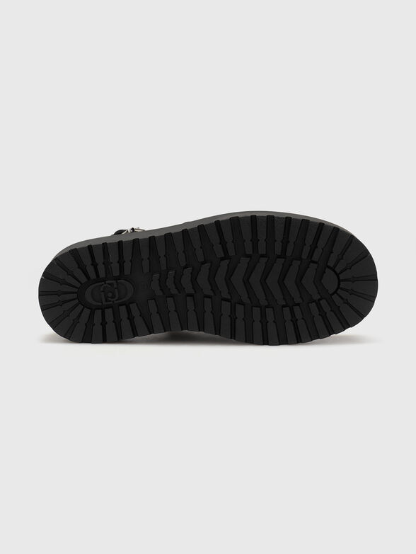 BESSIE 02 black sandals - 5