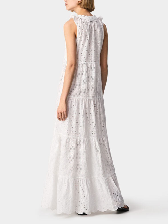 NATHAN dress whit V-neck - 2