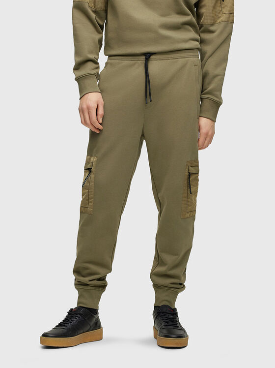 DUERCIA cotton trousers with laces  - 1