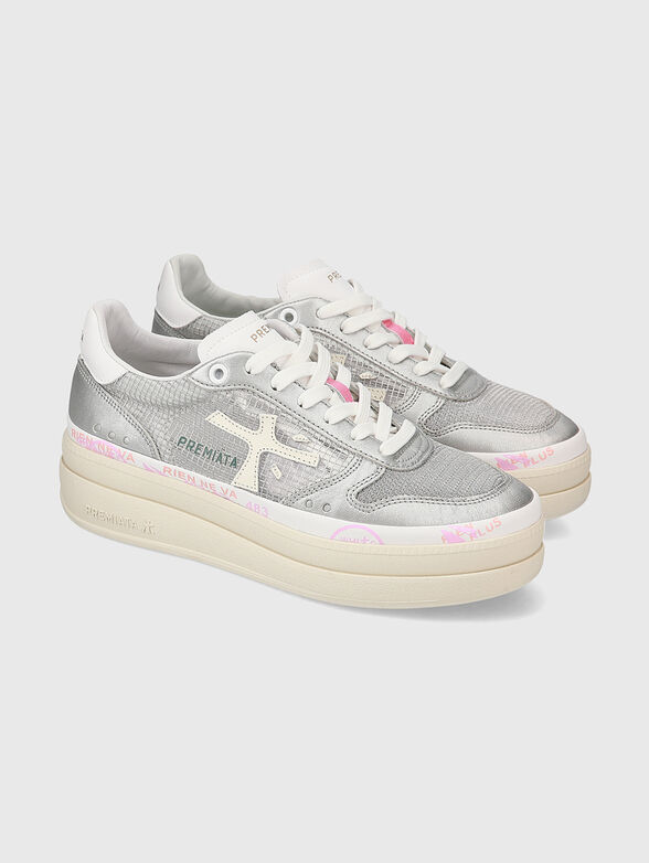 MICOL silver sneakers - 5