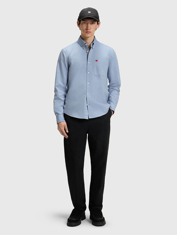 Straight cotton trousers - 5