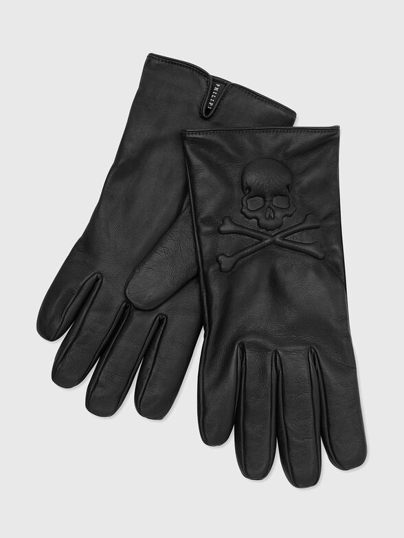 Gloves with embossed design - 0