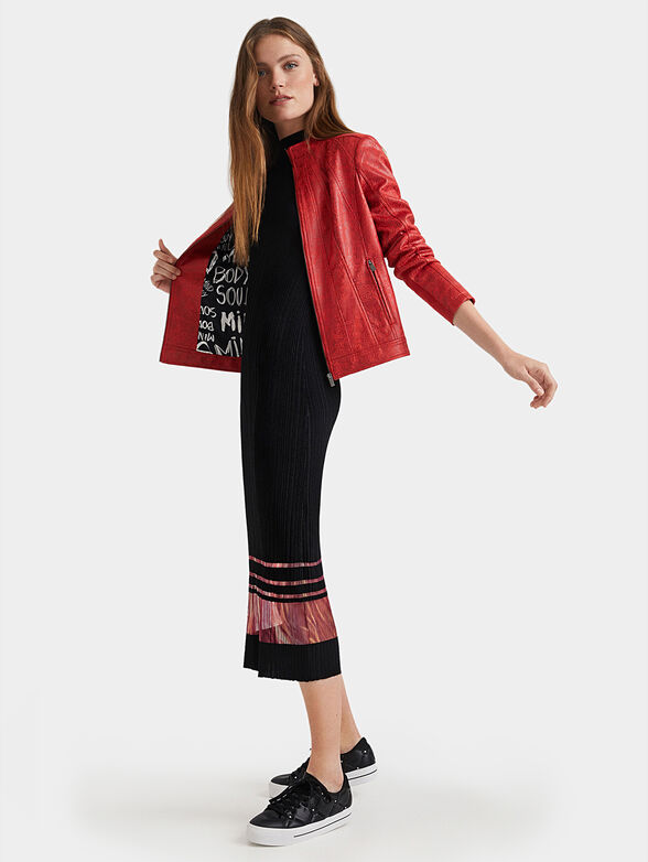 Slim high neck jacket COMARUGA - 6