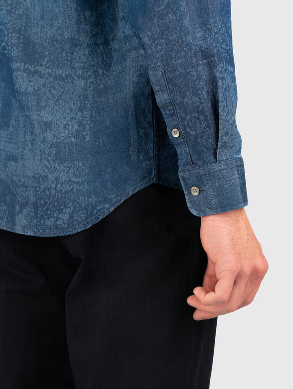 COLLINS  denim shirt - 4