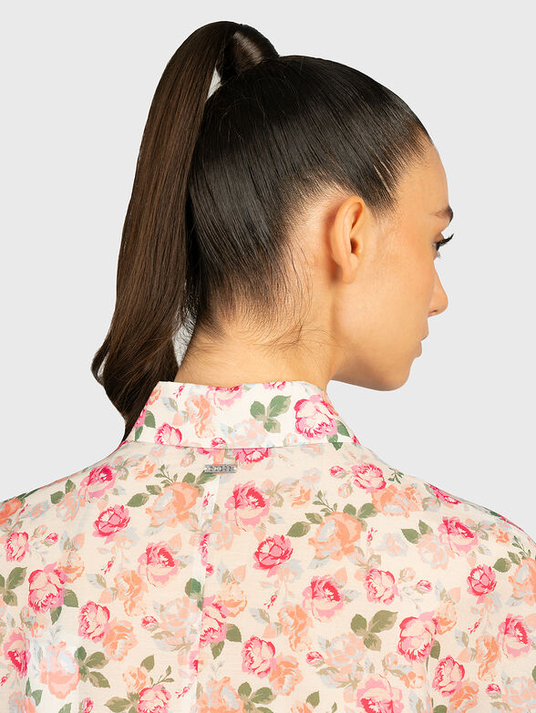 MARISA Floral printed shirt - 3