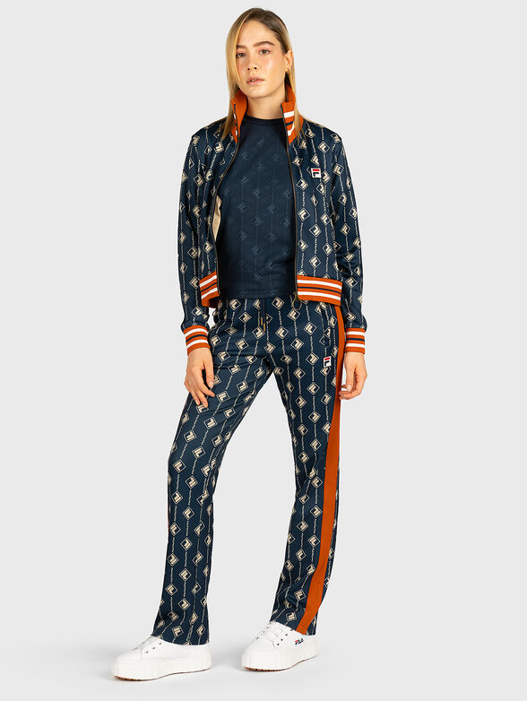HAMO Sweatshirt with contrasting monogram print - 4