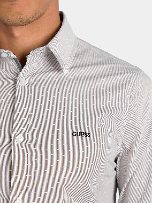 SUNSET Striped shirt with geometric motifs - 3