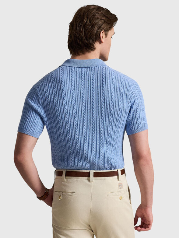 Short sleeve cotton polo shirt - 3