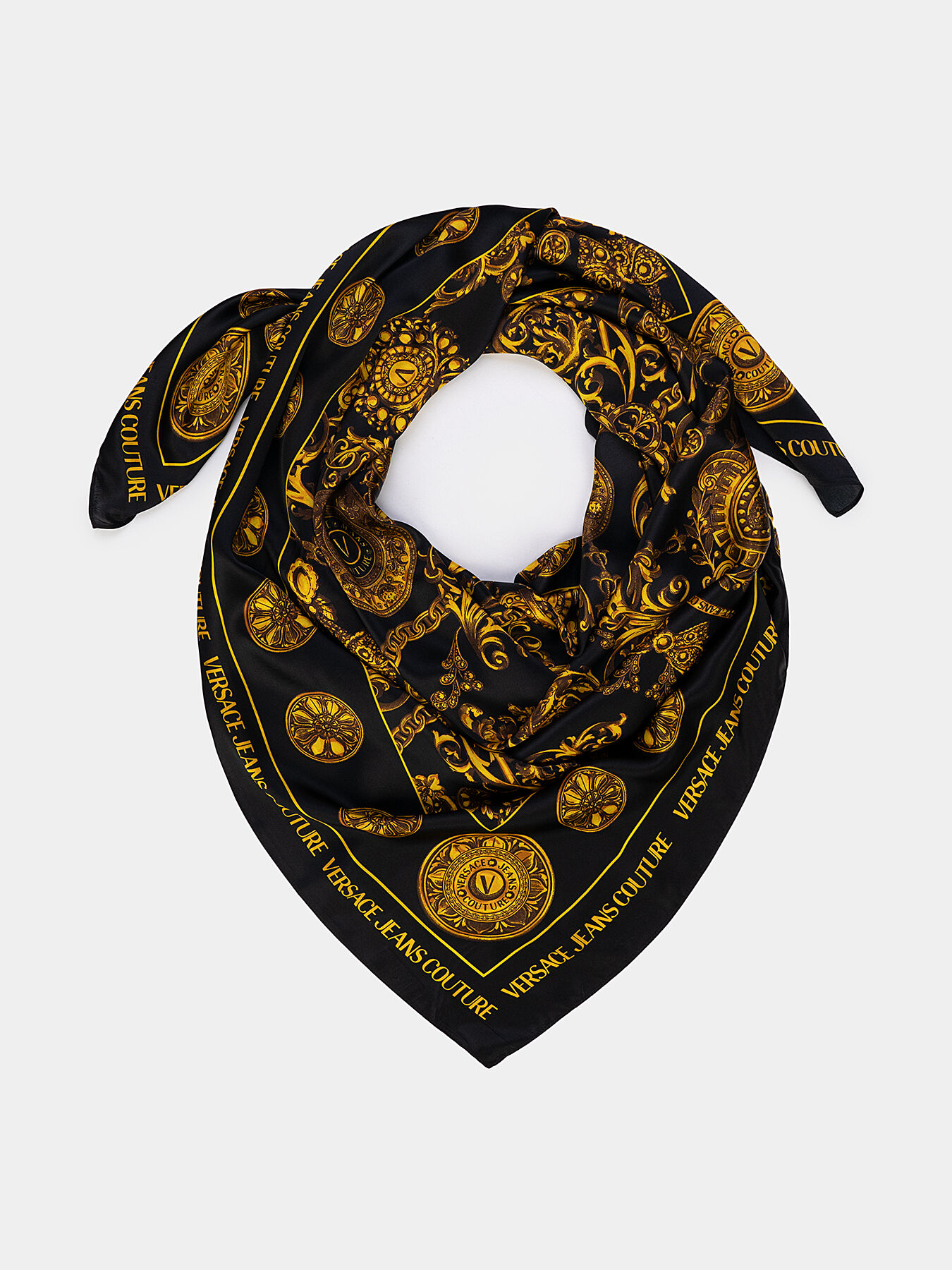 Silk scarf brand VERSACE JEANS COUTURE — Globalbrandsstore