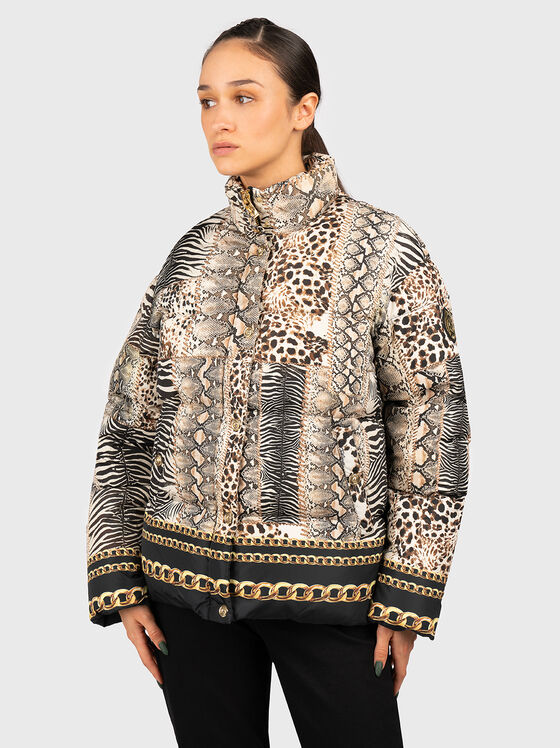 ANIMAL CHAIN puffer jacket  - 1