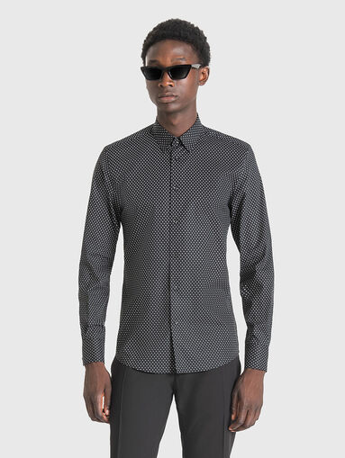 NAPOLI slim shirt with print - 3