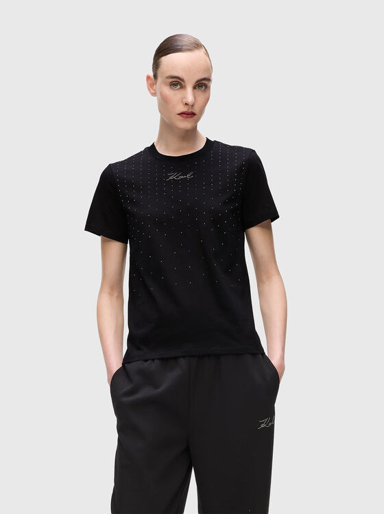 Rhinestone T-shirt - 1