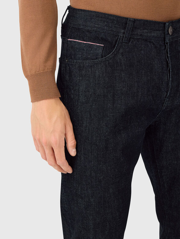 Dark blue jeans - 3