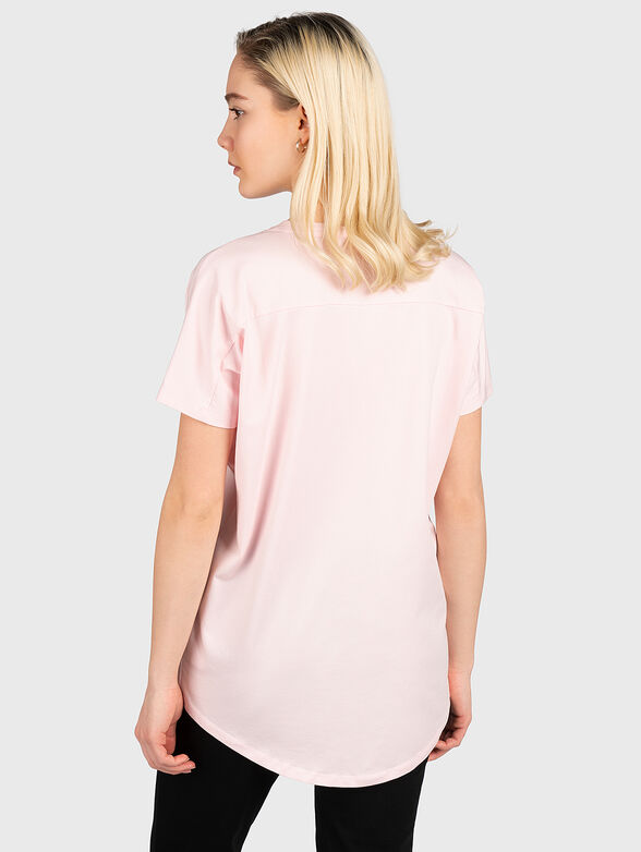 T-shirt with contrasting print - 2