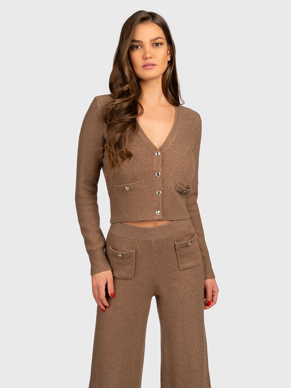 SOPHIE wool blend cardigan - 1