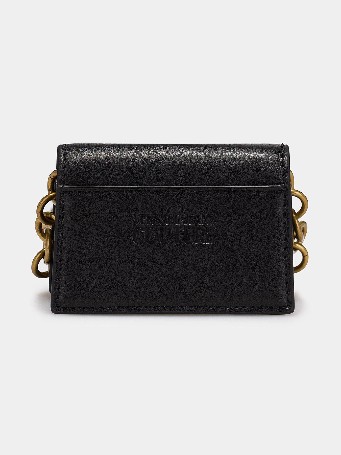 Black small bag with logo details brand VERSACE JEANS