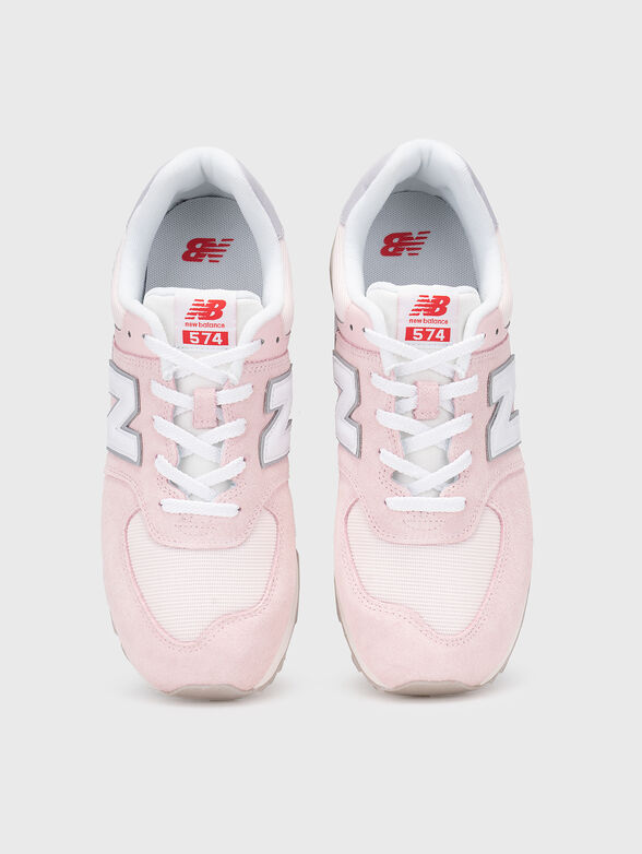 574 sports shoes with logo accent - 5