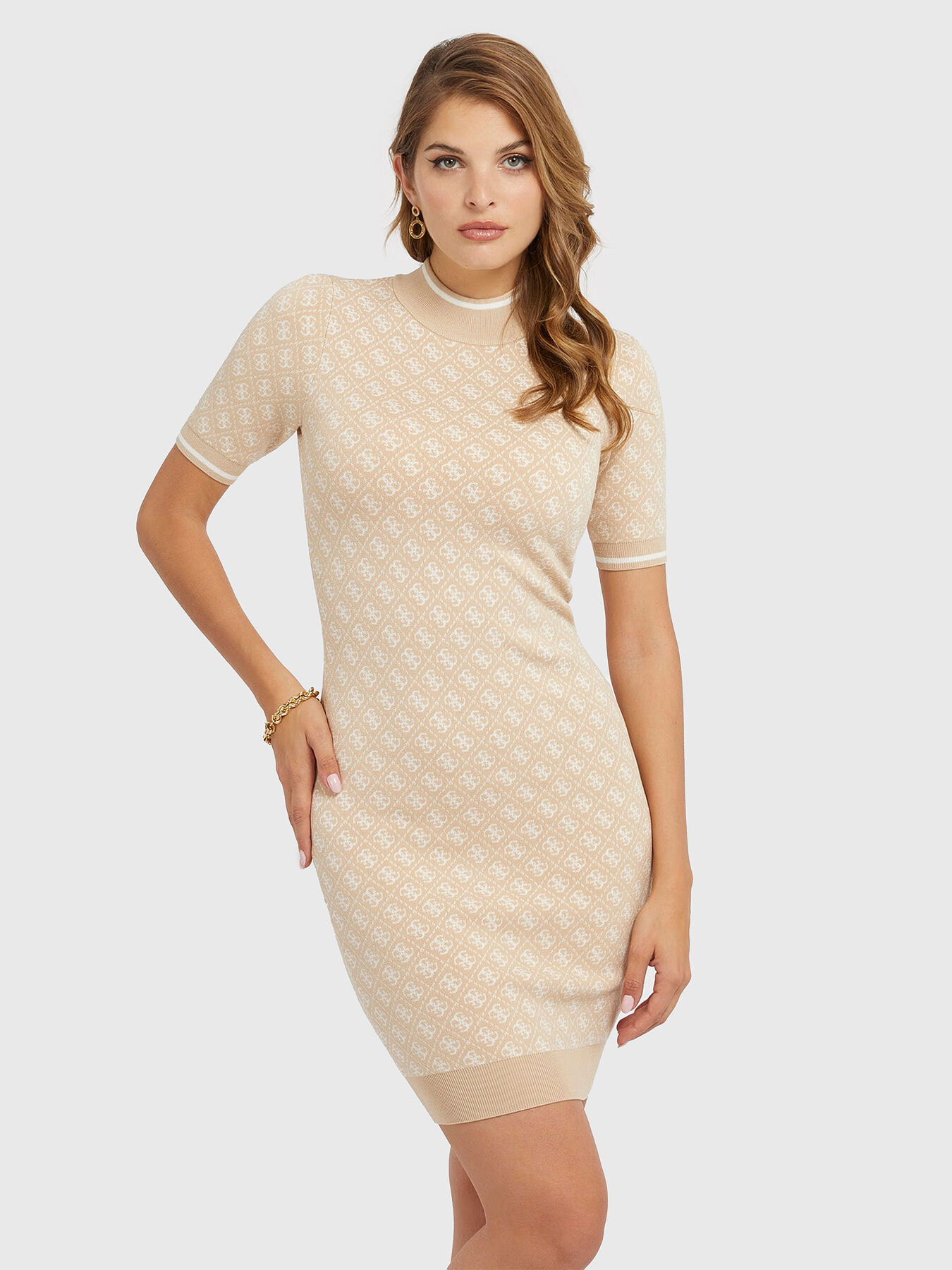 Guess knitted dress sale
