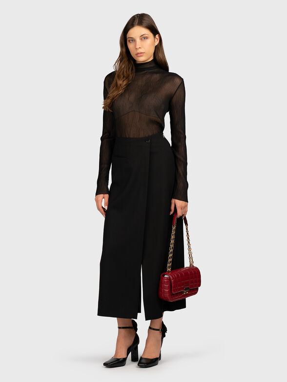 Blouse with sheer effect - 2