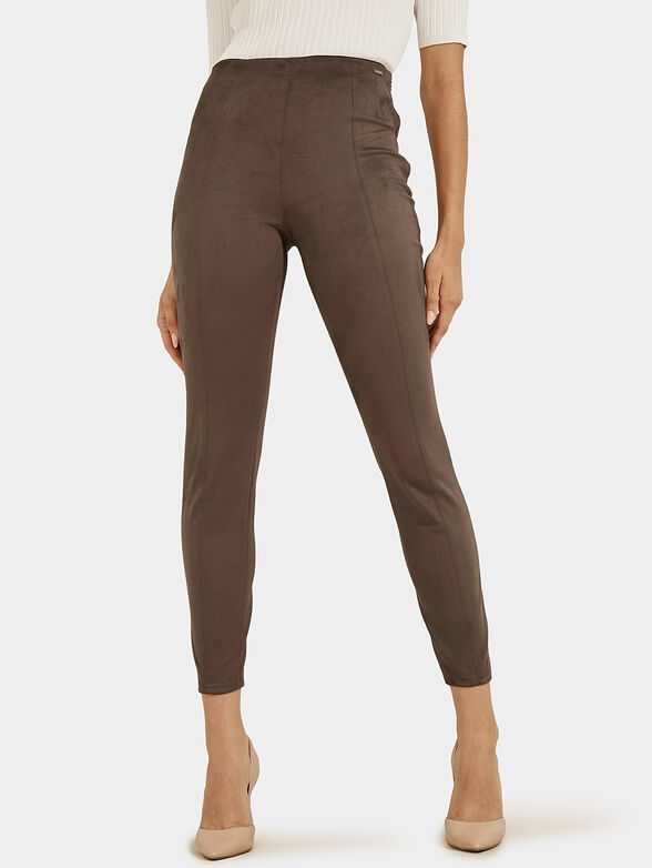MAYA leggings in beige color - 1