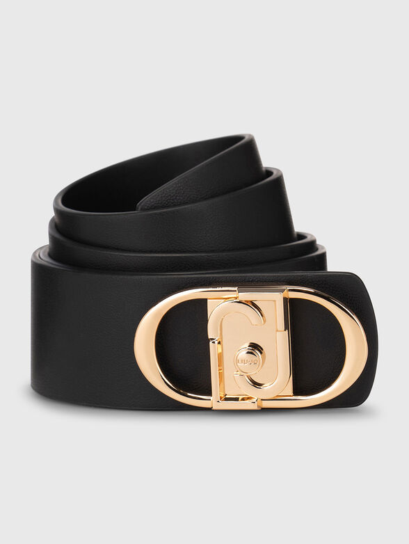 Logo accent belt in black  - 1