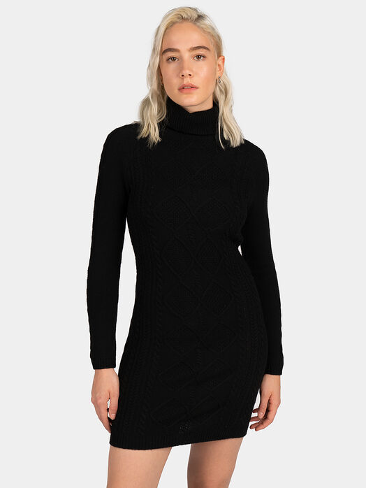 ELISABETH knit dress with turtleneck