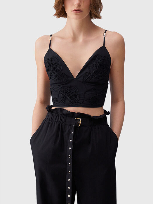 Black cotton top