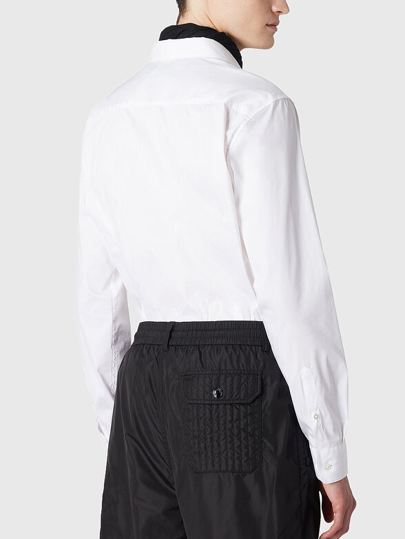 Black shirt with logo embroidery - 3