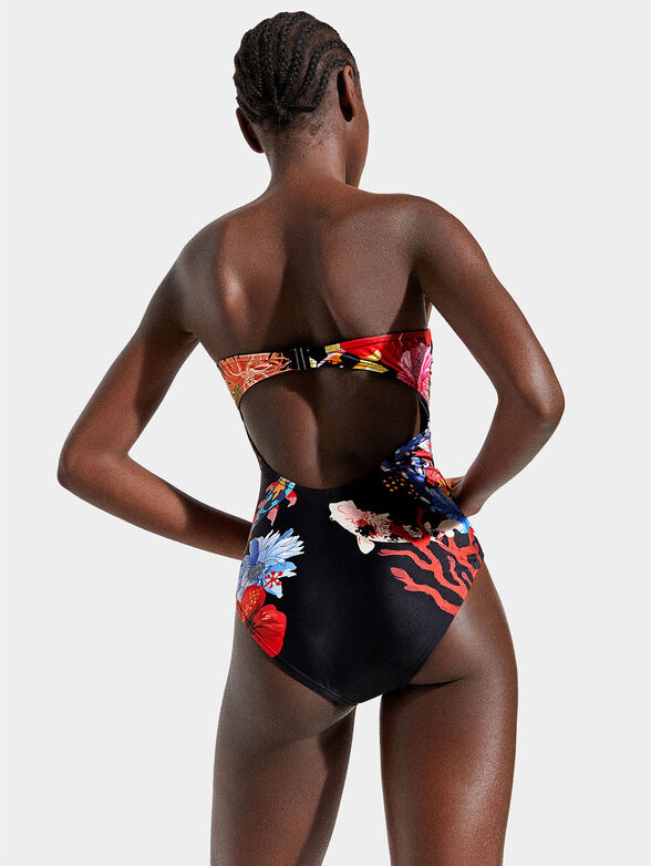 One-piece swimsuit with print - 3