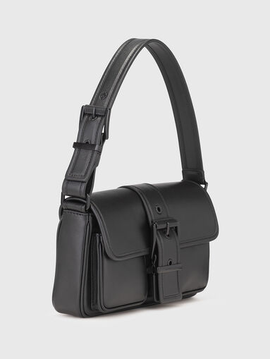 Small leather bag with logo detail - 3