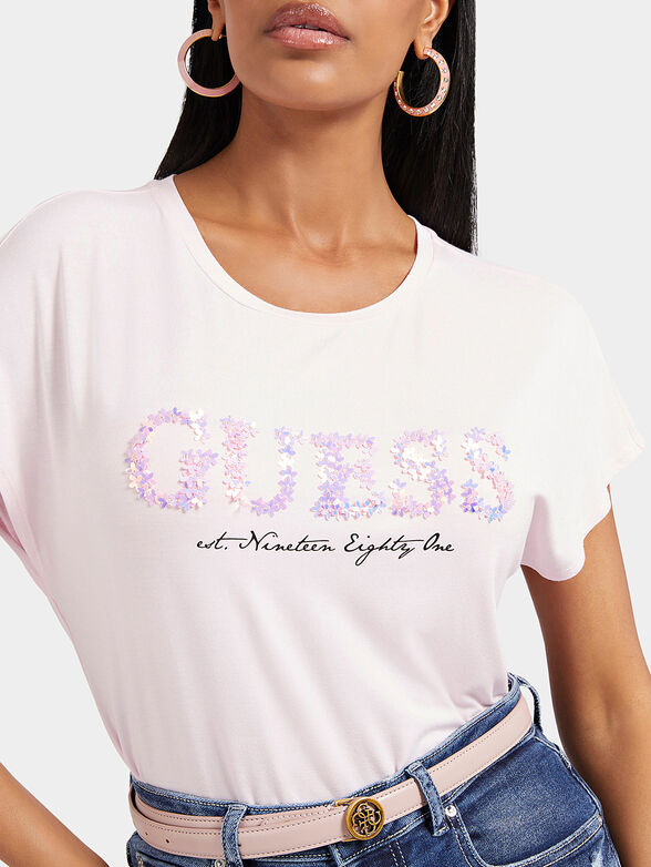 Black T-shirt with logo - 4