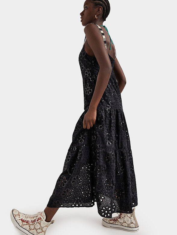 Swiss embroidery maxi dress - 3