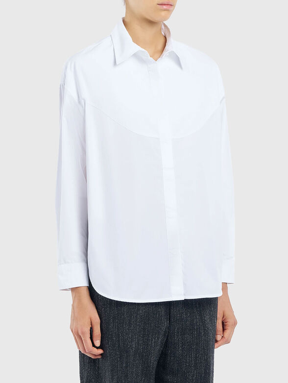 Oversized poplin shirt - 1