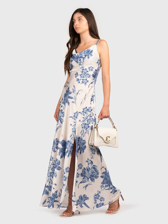 Maxi dress with floral print - 6