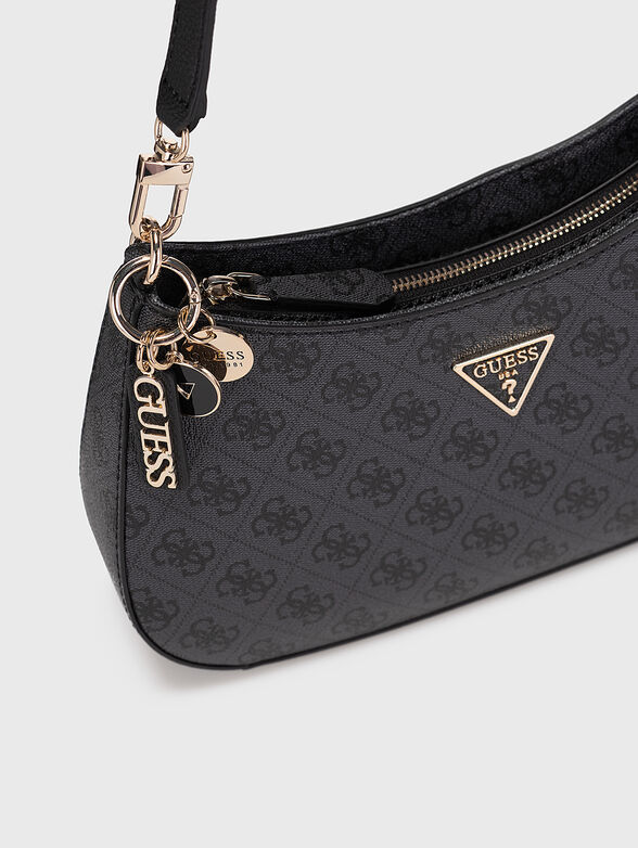 NOELLE bag with monogram print in beige - 3