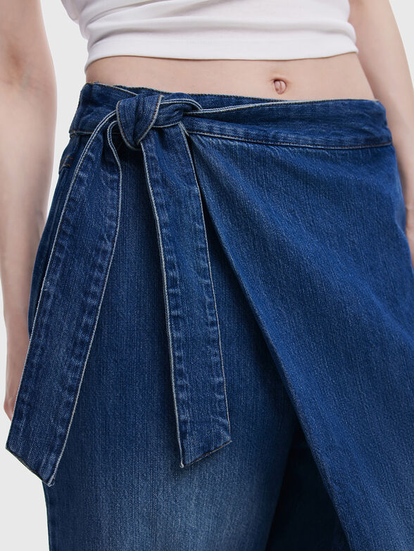 Baggy wrap style jeans - 4