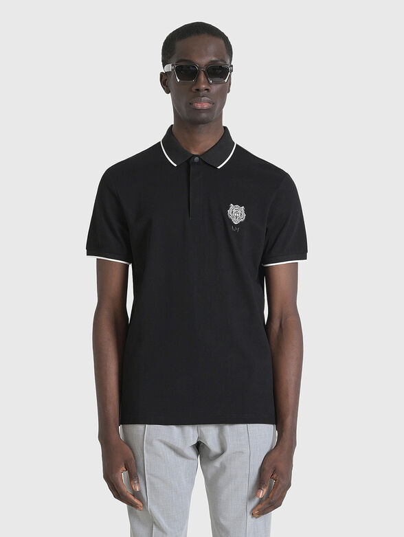 Polo shirt with print and logo detail  - 1
